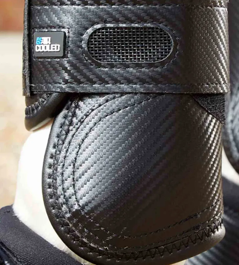 Premier Equine Carbon Tech Air Cooled Eventing Boot - Front - Black-1